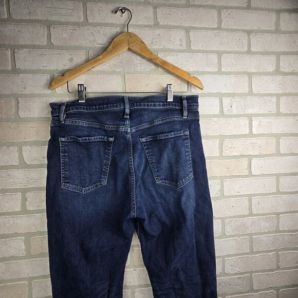 Flint and Tinder Jeans Mens 33x32 Blue Wash Tapered Fit Made in USA Denim - Picture 3 of 9